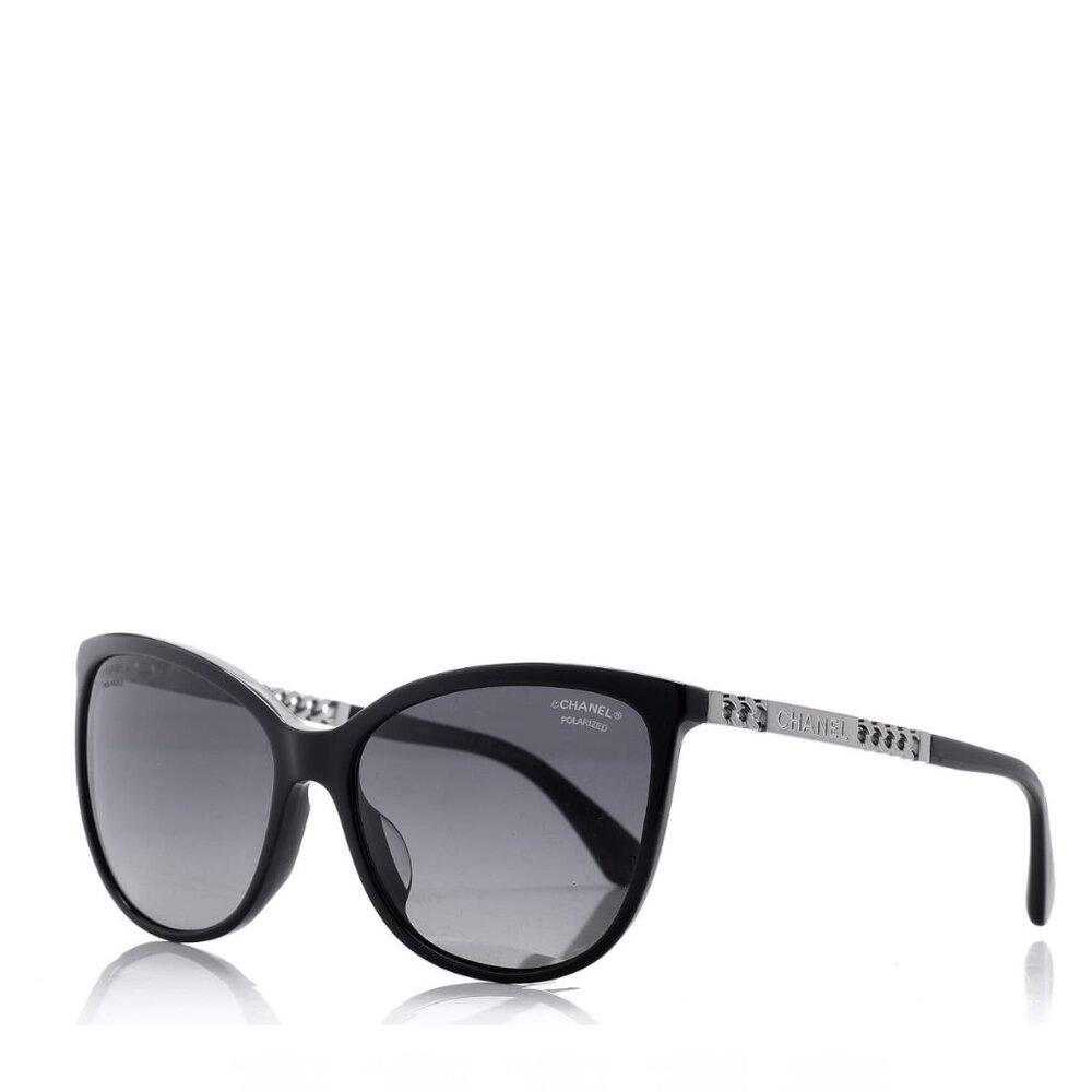 Chanel  Chain Polarized Sunglasses 5352-A Black